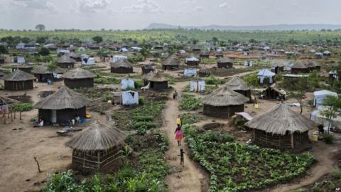 One of the Refugee Settlements in Uganda 